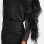 Dubai Feather Dress2