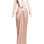 Embellished Silk Gown