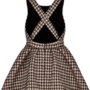 Houndstooth Peplum Blouse1