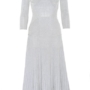 Off-Shoulder Metallic Knitted Dress