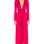 givenchy-Fuchsia-Shiny-Viscose-Jersey-Tie-Knot-Gown (2)