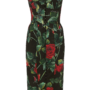 dolce-gabbana-floral-Rose-print-Tulle-Corseted-Midi-Dress